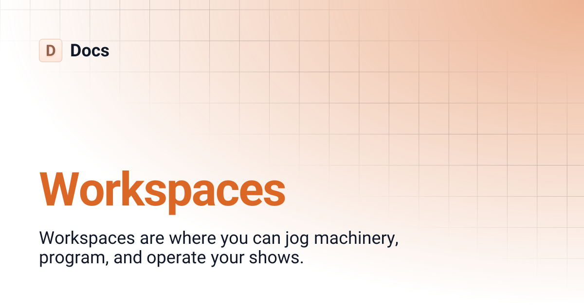 Workspaces | Docs